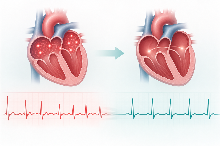 Afib illustration
